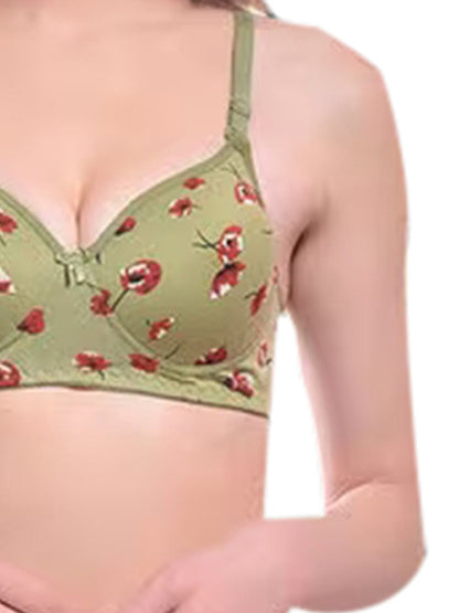 Every Day Printed Bra Panty Set Pack of 3