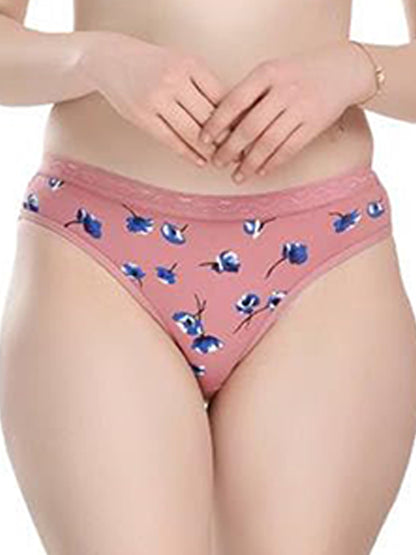 Every Day Printed Bra Panty Set Pack of 3