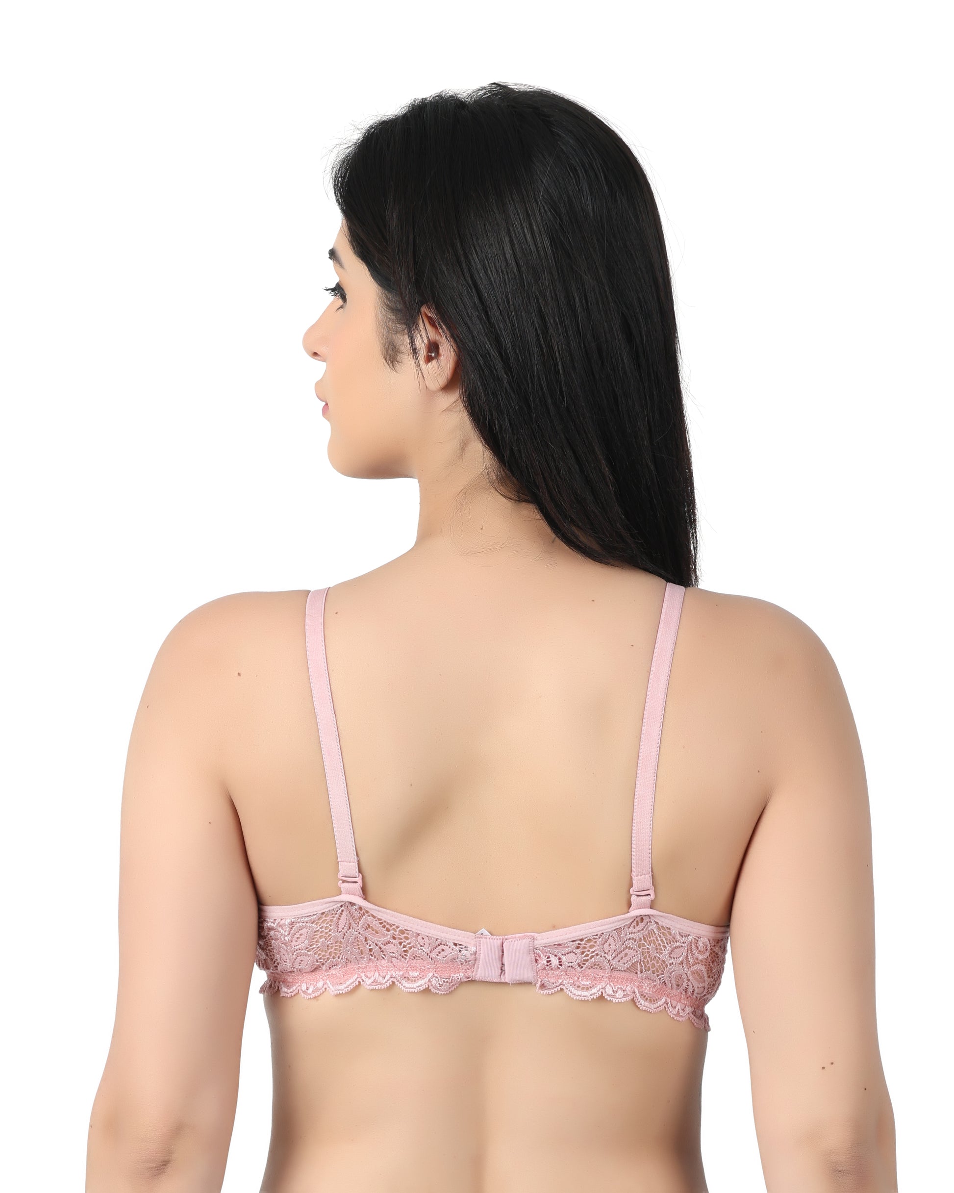 Bralette Padded Bra for Women peach back