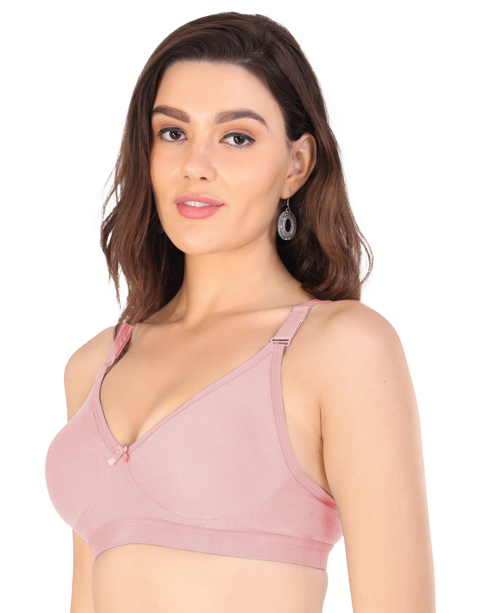 Arc de Shapes Women Cotton Blend Non Padded Non-Wired Full Coverage Everyday T-Shirt Bra with Adjustable Straps (Pack of 3) - FREE GIFT INSIDE