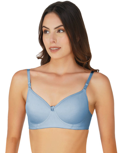 Arc de Shapes Cotton Lightly Padded Seamless Everyday Solid T-shirt Bra for Women (Pack of 2) - FREE GIFT INSIDE