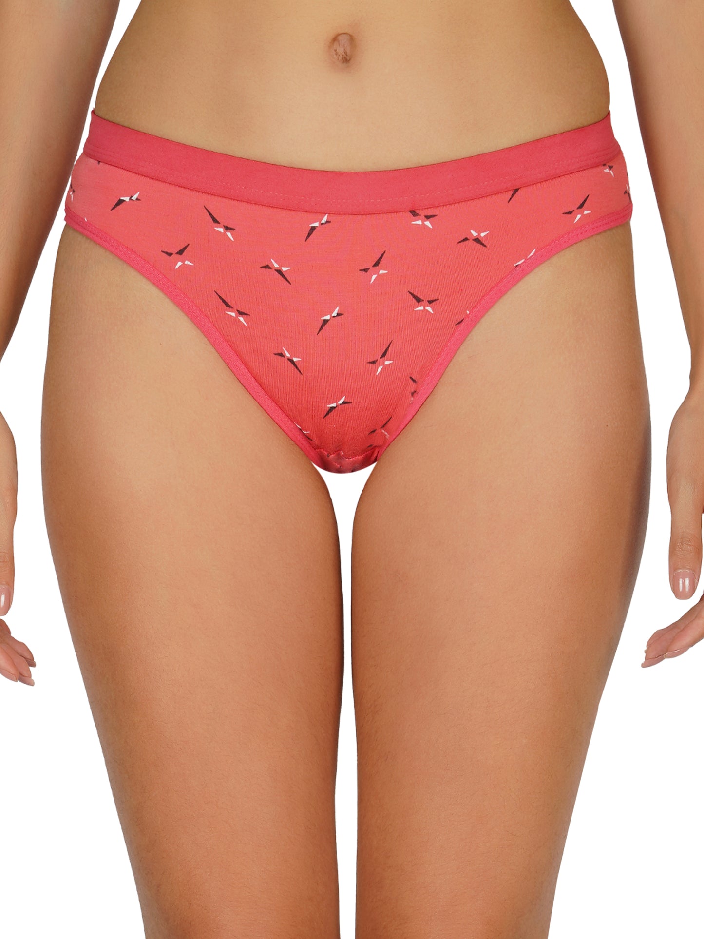 Arc de Shapes - RCPT6002 Women Cotton Blend Mid Rise Hipster Panty - FREE GIFT INSIDE