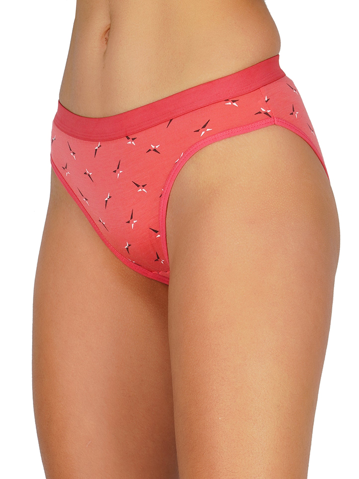 Arc de Shapes - RCPT6002 Women Cotton Blend Mid Rise Hipster Panty - FREE GIFT INSIDE