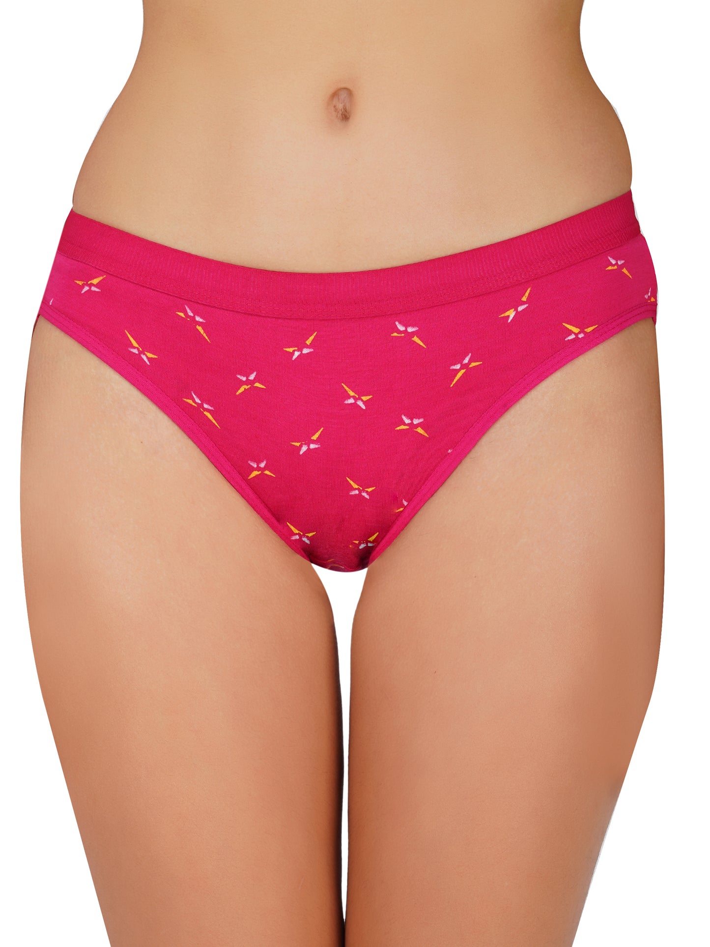 Arc de Shapes - RCPT6002 Women Cotton Blend Mid Rise Hipster Panty - FREE GIFT INSIDE