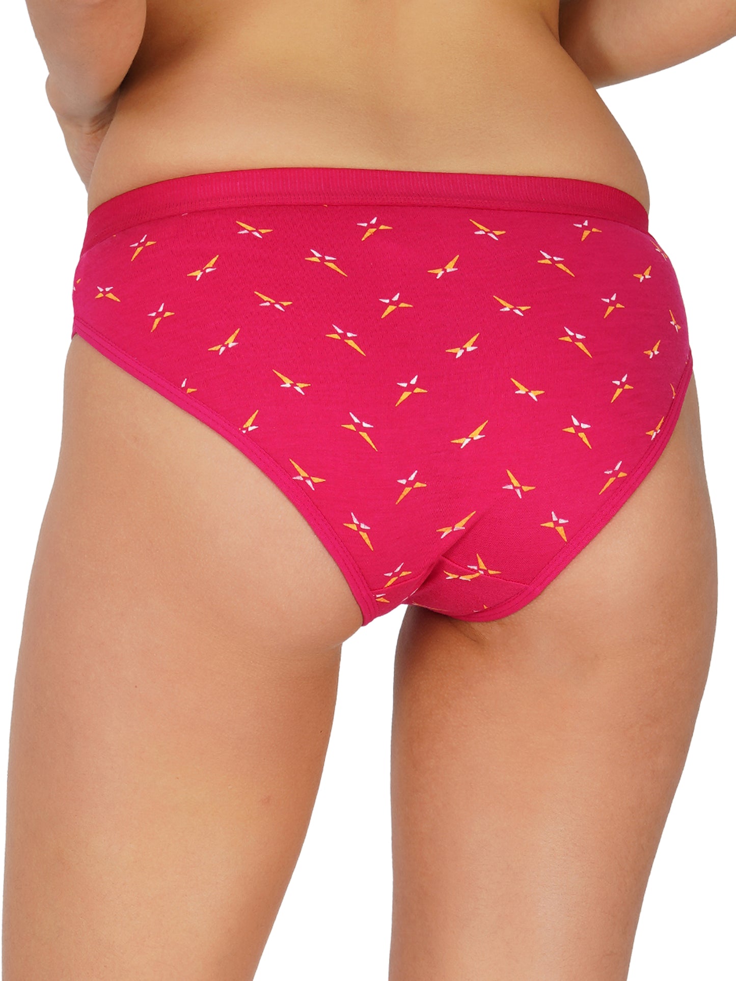 Arc de Shapes - RCPT6002 Women Cotton Blend Mid Rise Hipster Panty - FREE GIFT INSIDE