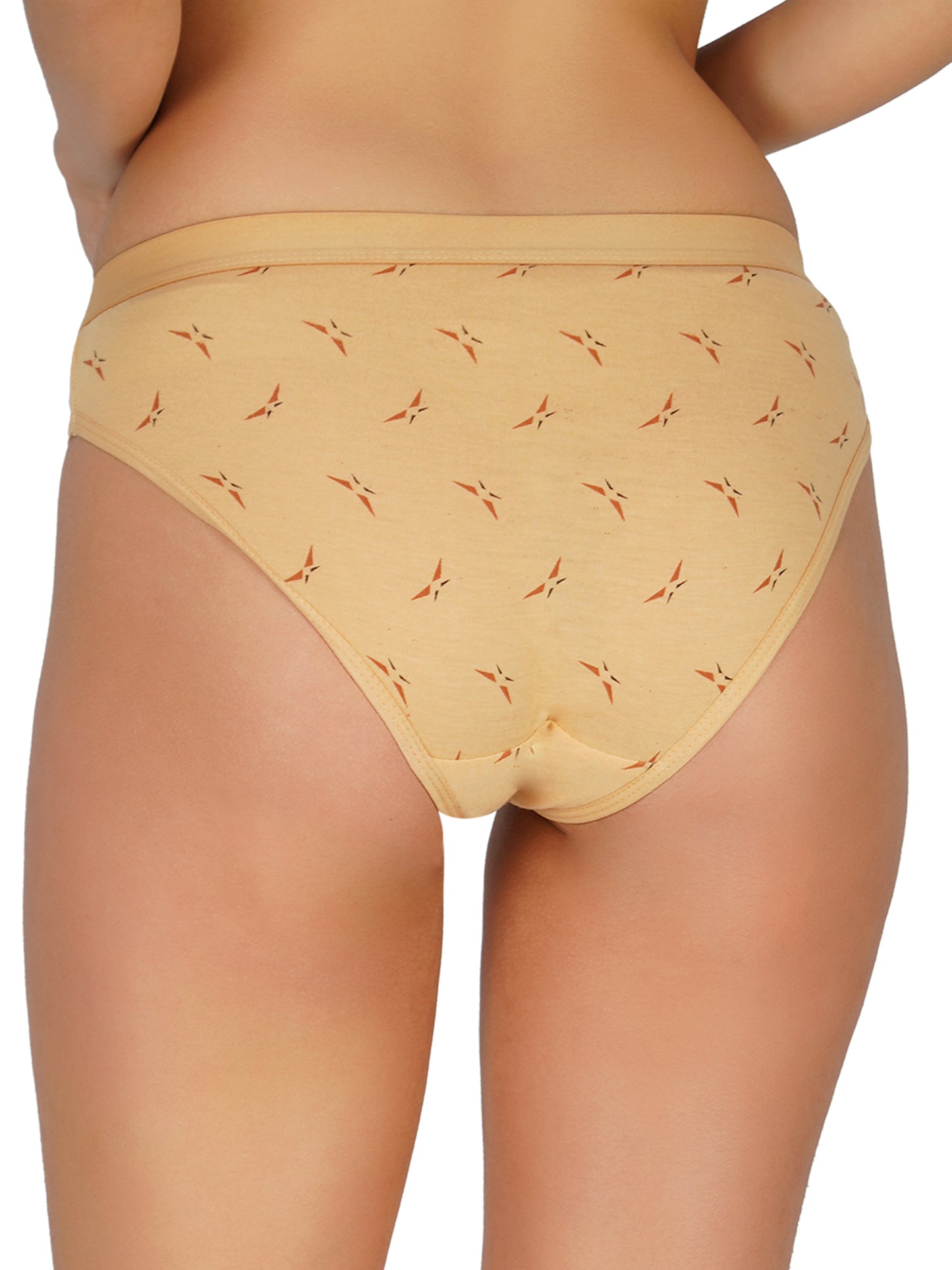 Arc de Shapes - RCPT6002 Women Cotton Blend Mid Rise Hipster Panty - FREE GIFT INSIDE