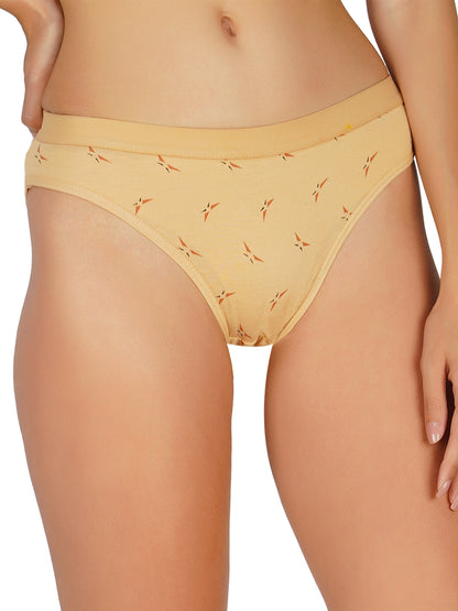 Arc de Shapes - RCPT6002 Women Cotton Blend Mid Rise Hipster Panty - FREE GIFT INSIDE