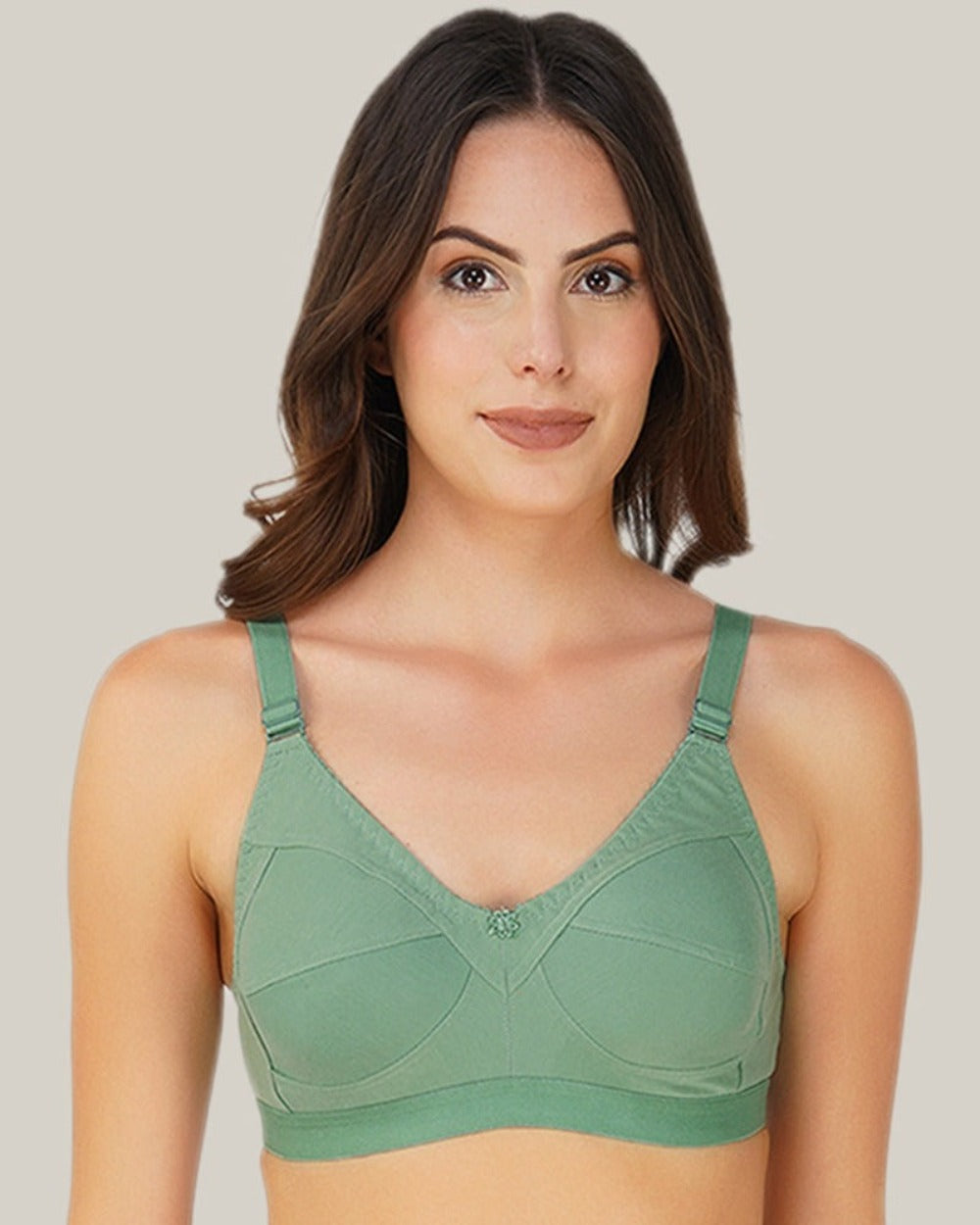 Arc de Shapes - Full Coverage Non Padded Cotton Blend T-Shirt Bra for Women (Pack of 2) - FREE GIFT INSIDE