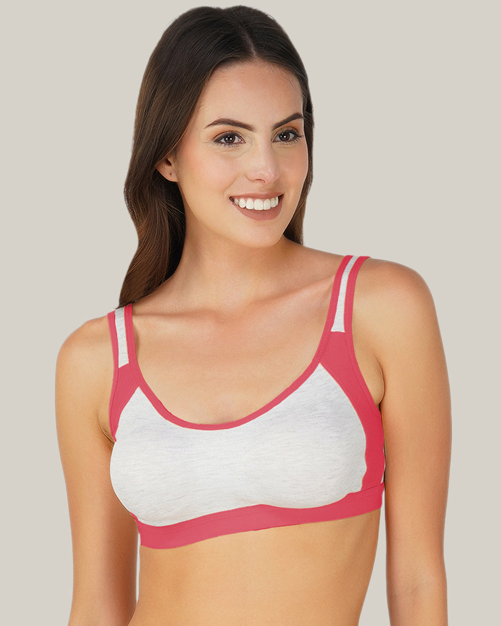 Arc de Shapes Women Wirefree Full Coverage Non Padded Active sports Bra - FREE GIFT INSIDE