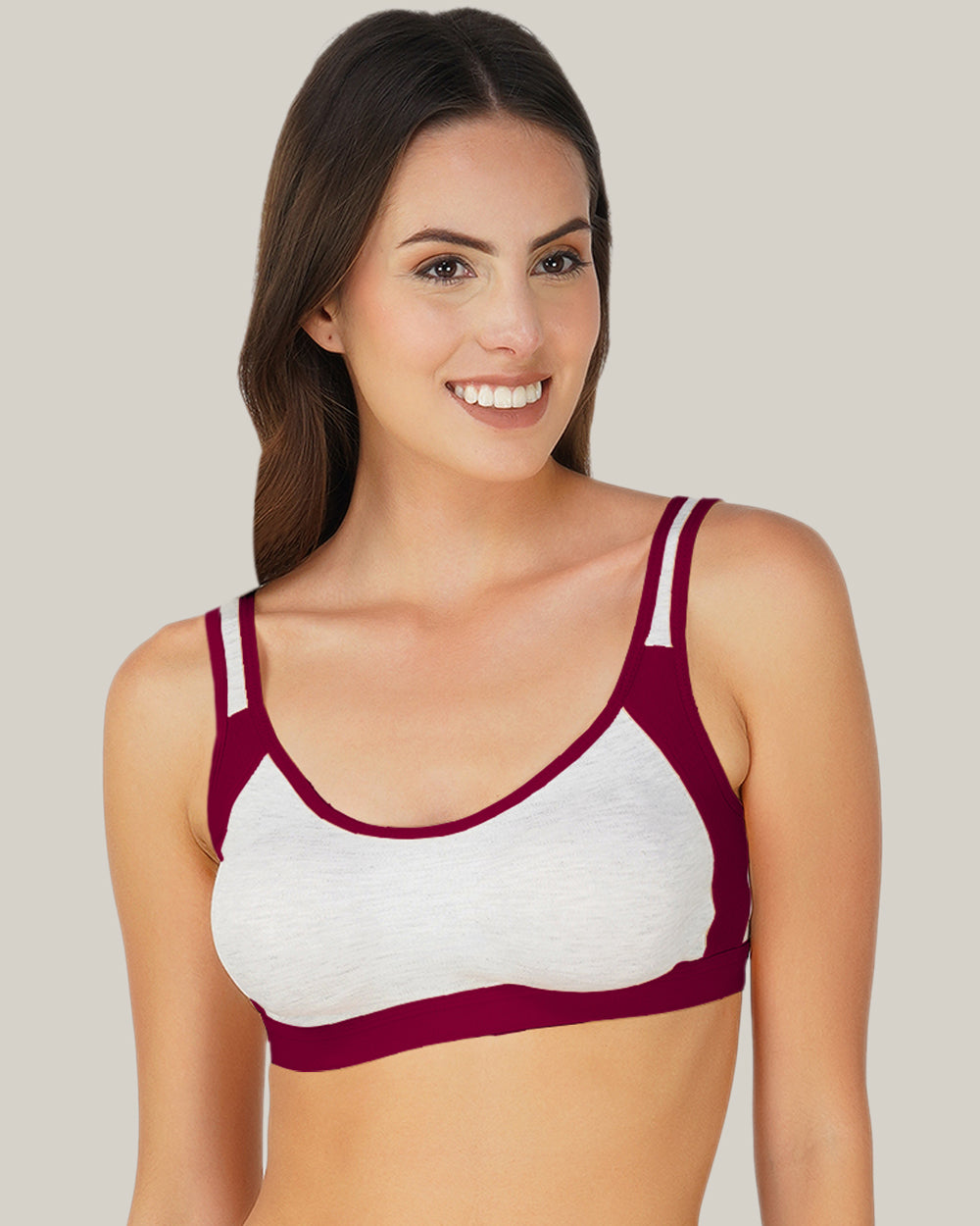 Arc de Shapes Women Wirefree Full Coverage Non Padded Active sports Bra - FREE GIFT INSIDE