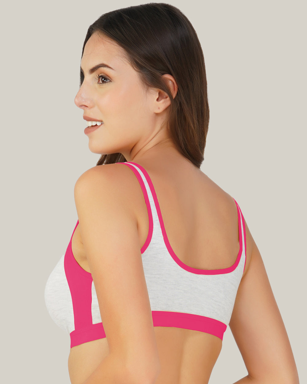 Arc de Shapes Women Wirefree Full Coverage Non Padded Active sports Bra - FREE GIFT INSIDE