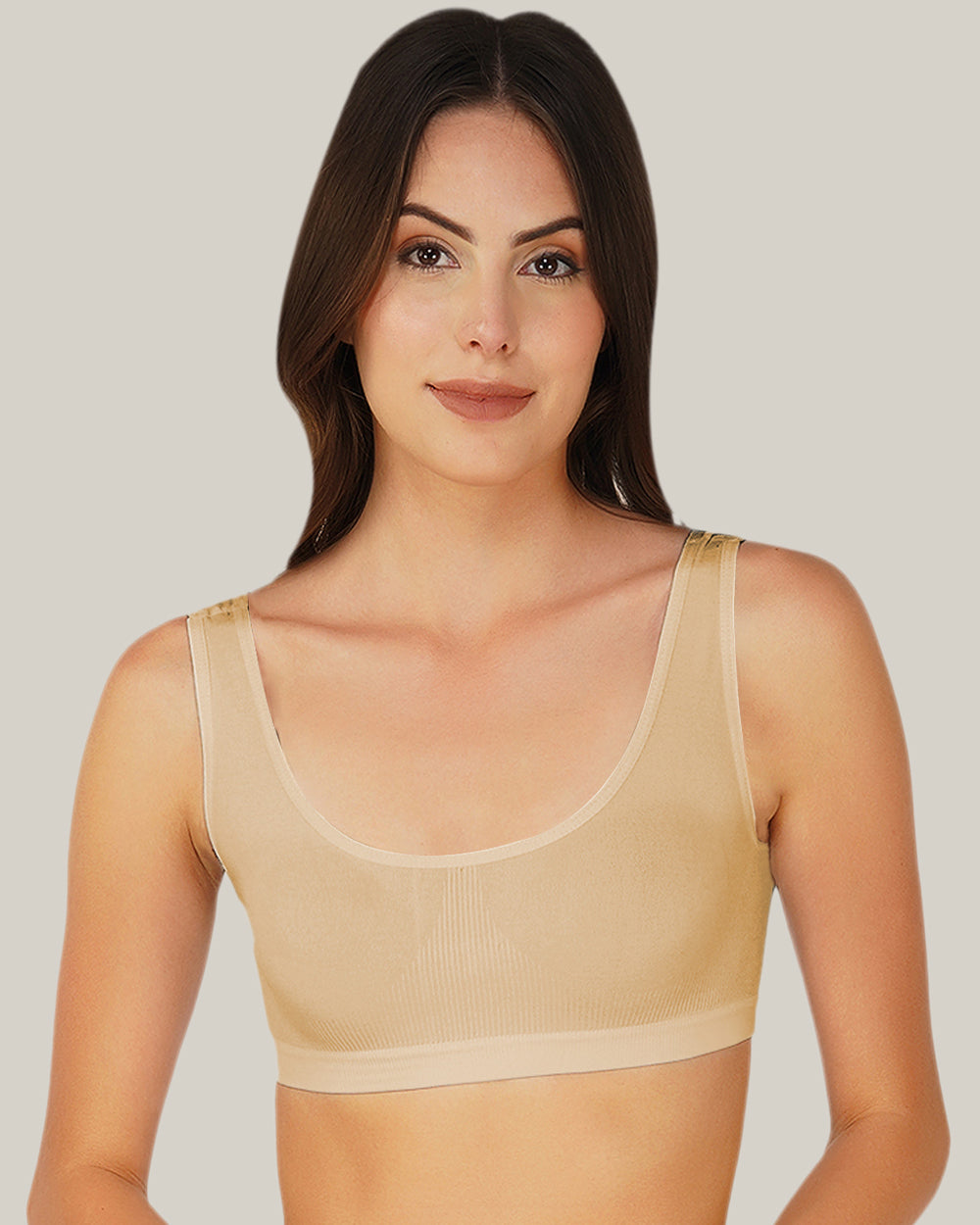 Arc de Shapes Women Wire Free Full Coverage Non Padded Air Sports Bra - Freesize | FREE GIFT INSIDE