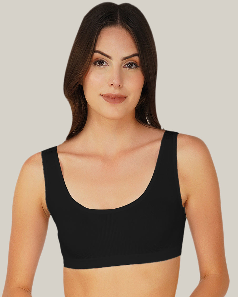 Wire-Free Full Coverage Non-Padded Sports Air Bra
