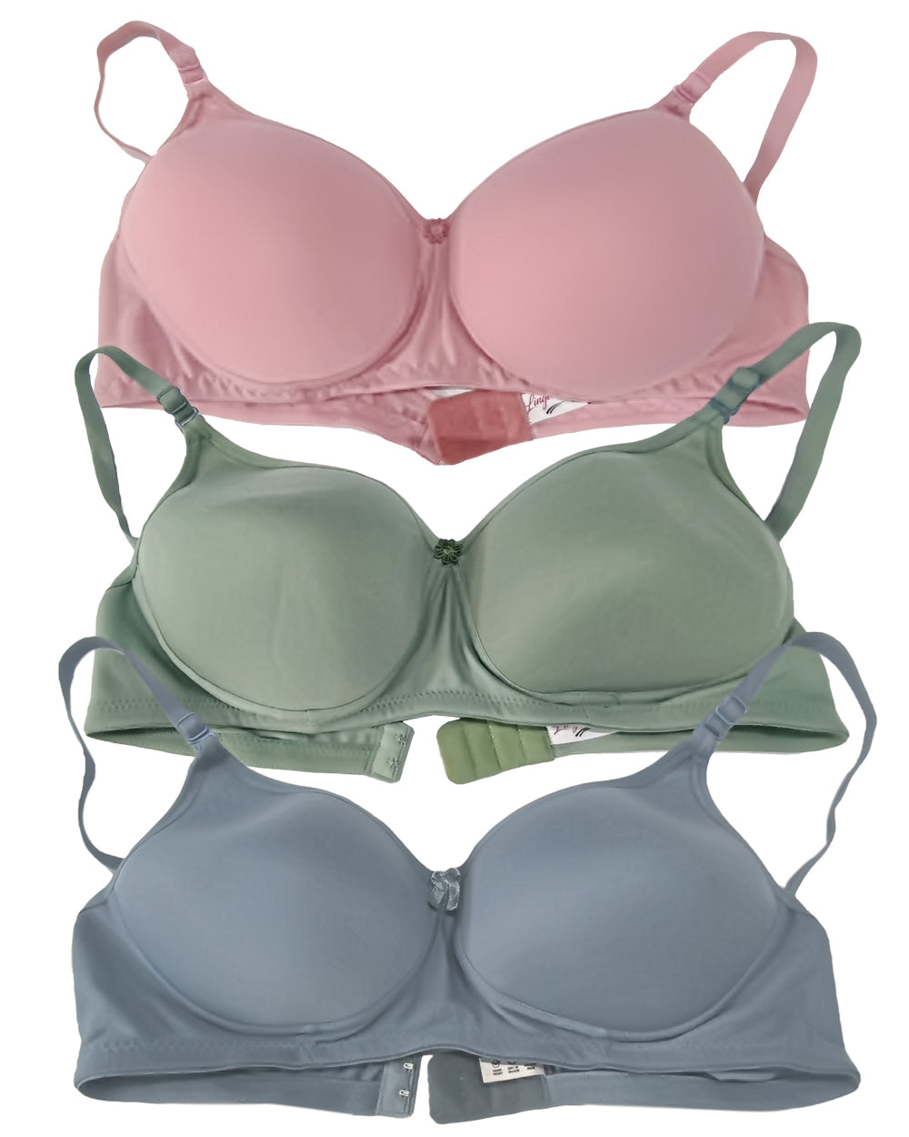 Arc de Shapes Cotton Lightly Padded Seamless Everyday Solid T-shirt Bra for Women (Pack of 3) - FREE GIFT INSIDE